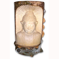 Buddha, Hand Carved From Crocodile Wood