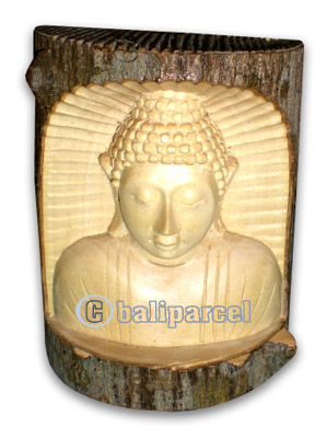 Buddha, Hand Carved From Crocodile Wood