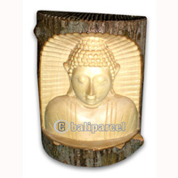 Buddha, Hand Carved From Crocodile Wood