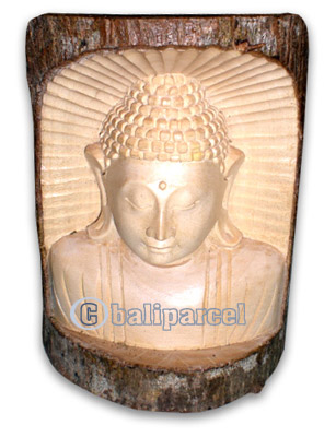 Buddha, Hand Carved From Crocodile Wood