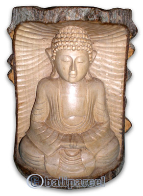 Buddha, Hand Carved From Crocodile Wood