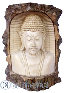 Buddha, Hand Carved From Crocodile Wood