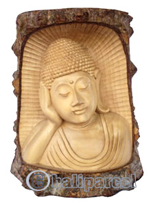 Buddha, Hand Carved From Crocodile Wood