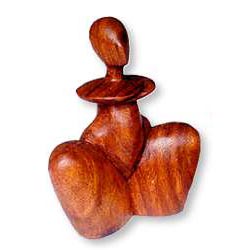 Wooden Abstract Carving, Hand Carved From Suar Wood