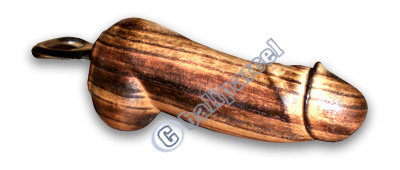Bottle Opener Polished Wood, Hand Carved From Suar Wood