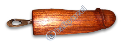 Bottle Opener Polished Wood, Hand Carved From Suar Wood