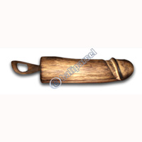 Bottle Opener Polished Wood, Hand Carved From Suar Wood