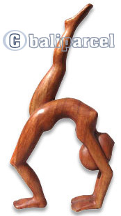 Wooden Abstract Carving, Hand Carved From Suar Wood