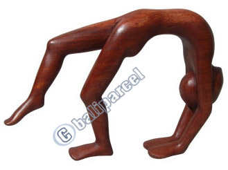 Wooden Abstract Carving, Hand Carved From Suar Wood