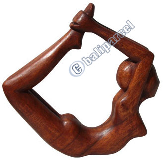 Wooden Abstract Carving, Hand Carved From Suar Wood