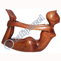 Wooden Abstract Carving, Hand Carved From Suar Wood