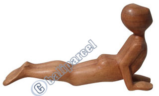 Wooden Abstract Carving, Hand Carved From Suar Wood