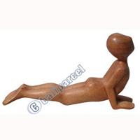 Wooden Abstract Carving, Hand Carved From Suar Wood