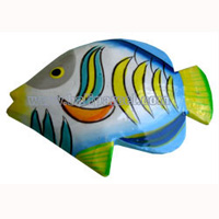Tropical Fish Magnet Handpainted, From Albesia Wood