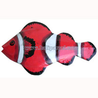 Tropical Fish Magnet Handpainted, From Albesia Wood