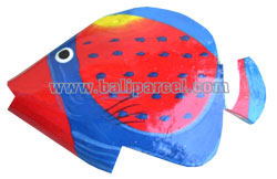 Tropical Fish Magnet Handpainted, From Albesia Wood