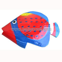 Tropical Fish Magnet Handpainted, From Albesia Wood