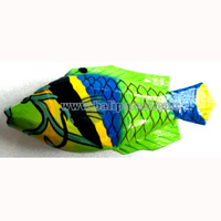 Tropical Fish Magnet Handpainted, From Albesia Wood