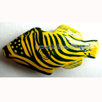 Tropical Fish Magnet Handpainted, From Albesia Wood