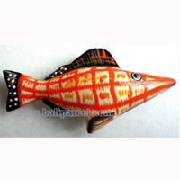 Tropical Fish Magnet Handpainted, From Albesia Wood