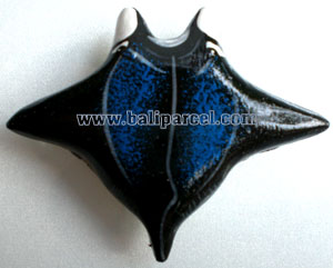 Tropical Fish Magnet Handpainted, From Albesia Wood