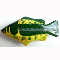 Tropical Fish Magnet Handpainted, From Albesia Wood