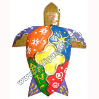 Magnet With Crazy Color, Handcarved From  Albesia Wood