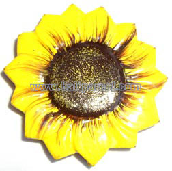 Magnet With Crazy Color, Handcarved From  Albesia Wood