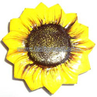 Magnet With Crazy Color, Handcarved From  Albesia Wood