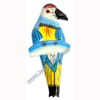 Magnet With  Handpainted, Handcarved From  Albesia