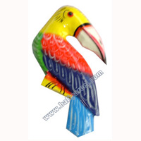 Magnet With  Handpainted, Handcarved From  Albesia