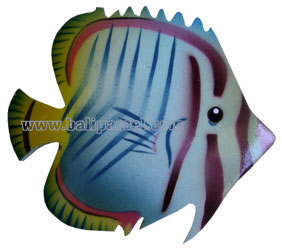 Magnet With Airbrushed, Handcarved From  Albesia Wood