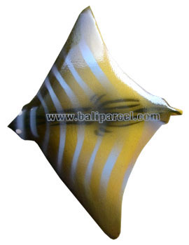 Magnet With Airbrushed, Handcarved From  Albesia Wood