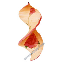 Wooden Wind Dancer With Flowers Painted