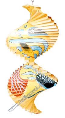 Wooden Wind Dancer Painted