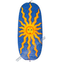 Wooden Wind Dancer With Sun Painted