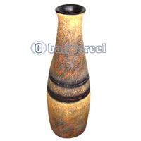 Handpainted Terracotta Set Of 3