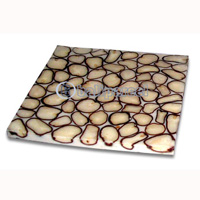 Coaster Set Of 10, Handmade From Peanut