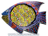 Hand Painted Fish Coaster
