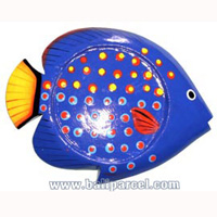 Hand Painted Fish Coaster