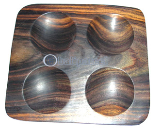 Wooden Jam And Butter Plater