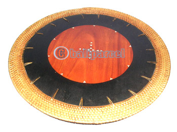Placemate, Handmade From Rattan And Wood. 