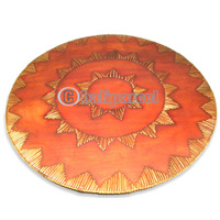 Placemate, Handmade From Rattan And Wood. 
