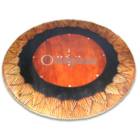 Placemate, Handmade From Rattan And Wood. 