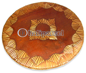 Placemate, Handmade From Rattan And Wood. 