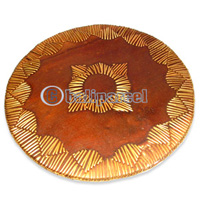 Placemate, Handmade From Rattan And Wood. 