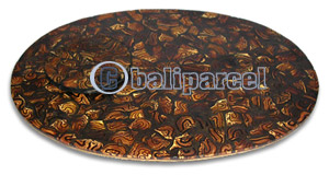 Placemate, Inlaid With Coconut
