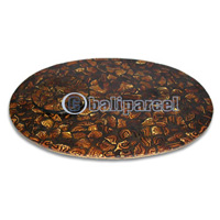 Placemate, Inlaid With Coconut