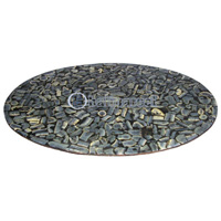 Placemate, Inlaid With Sea Shell