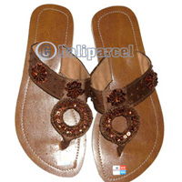 Sandal With Sequeen